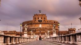 The Mausoleum of Hadrian, usually known as Castel Sant'Angelo
