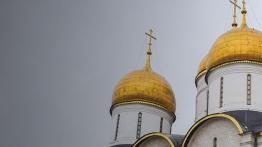 The Cathedral of the Dormition, a Russian Orthodox church in Moskow.