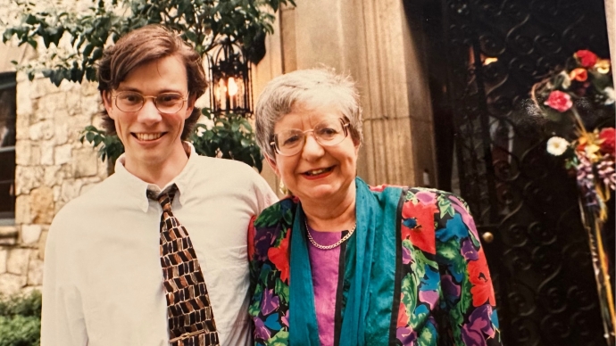 andrew dansby with coleen grissom in the 1990s