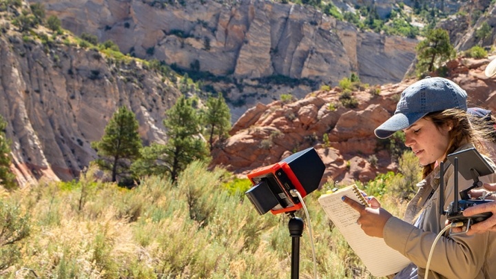 Photo of Geosciences students on a research trip