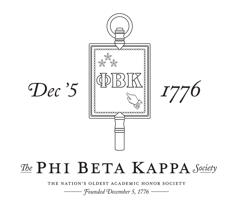 Logo for Phi Beta Kappa in Black and White